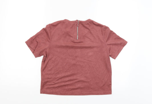 Zara Trafaluc Womens Red Pullover Jumper Size S