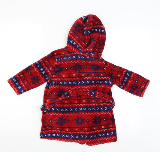John Lewis Boys Red Solid Gown Size 2 Years