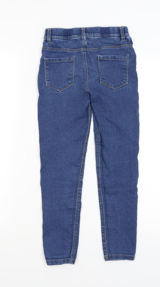 Denim & Co. Girls Blue Skinny Jeans Size 9-10 Years