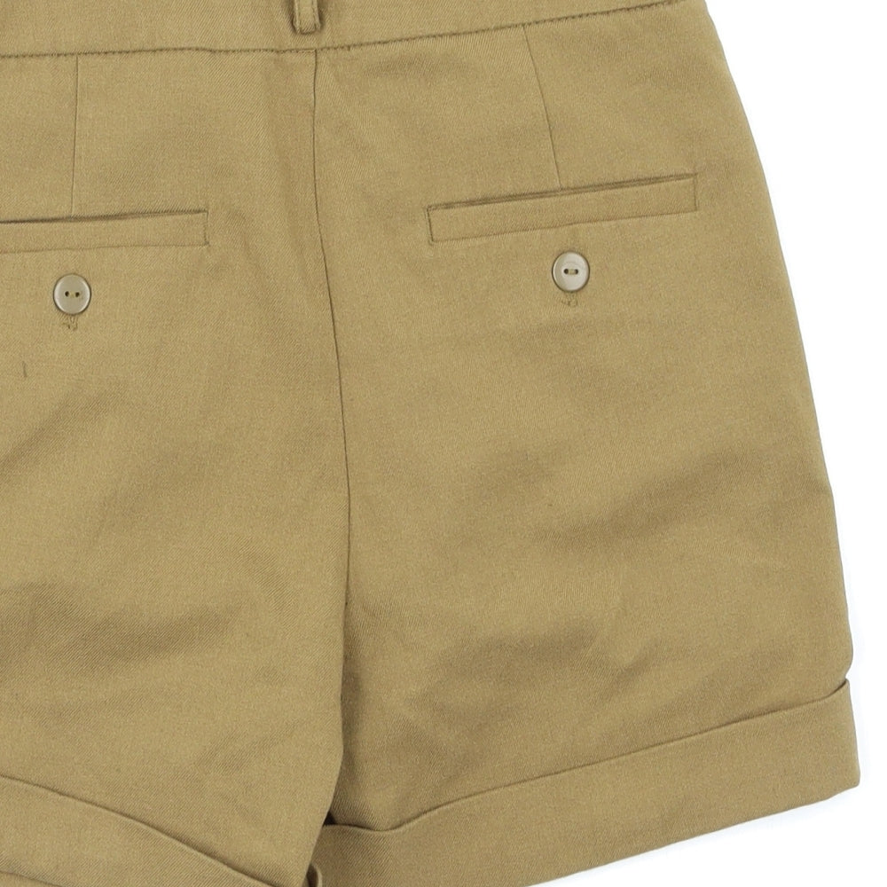 Sara Kelly Womens Brown Chino Shorts Size 8