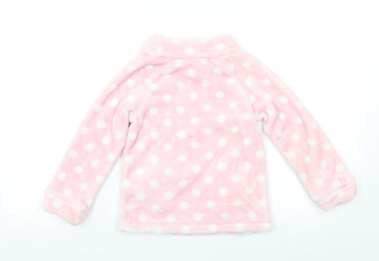 TU Girls Pink Polka Dot Top Pyjama Top Size 5 Years