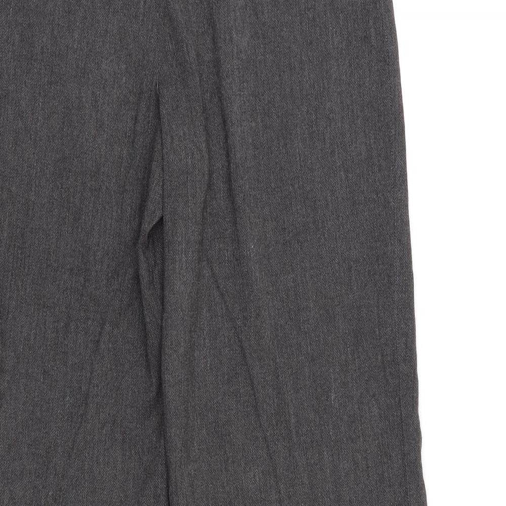 M&S Womens Brown Trousers Size 10 L26 in