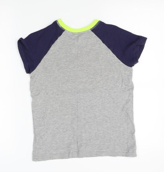 George Boys Grey Pyjama Top Size 9-10 Years