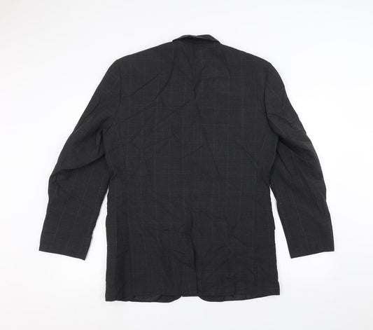 Preworn Mens Grey Jacket Suit Jacket Size 38