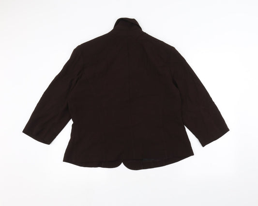 Studio Womens Brown Jacket Size 16