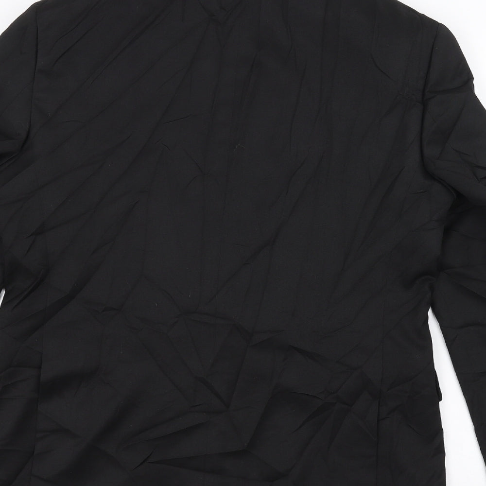 Marks and Spencer Mens Black Jacket Suit Jacket Size 38