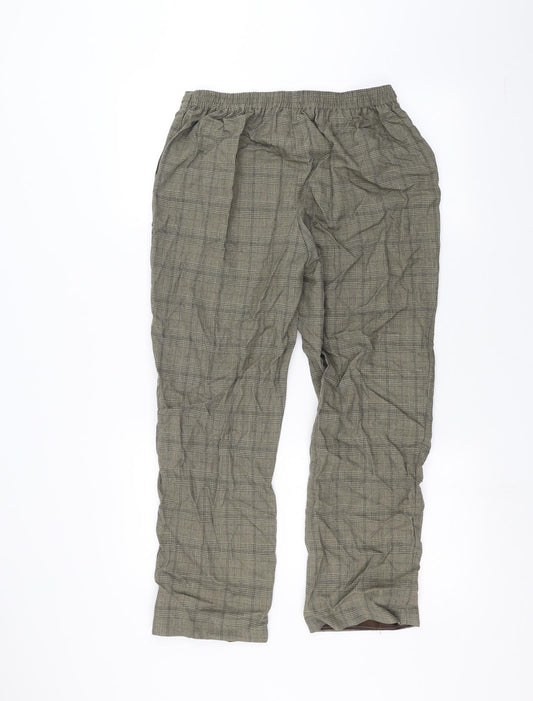 BHS Womens Brown Trousers Size 12 L23 in