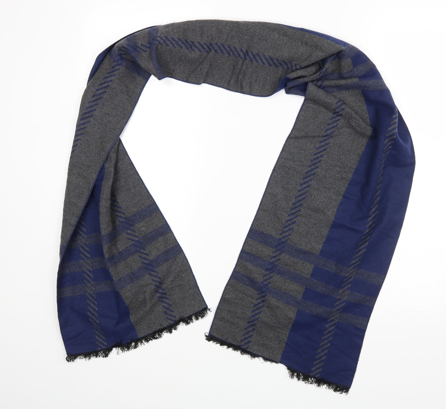 Preworn Unisex Blue Scarf