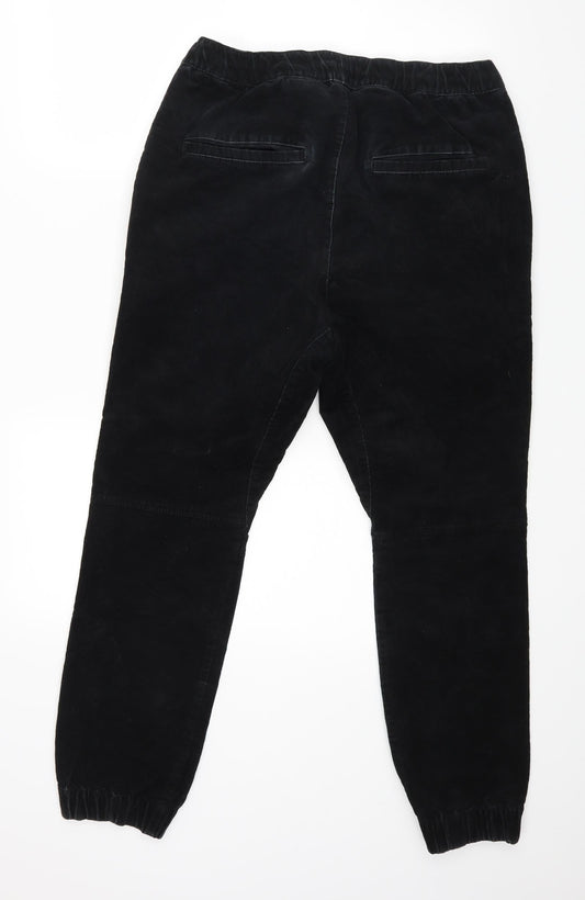 H&M Womens Black Trousers Size M L25 in