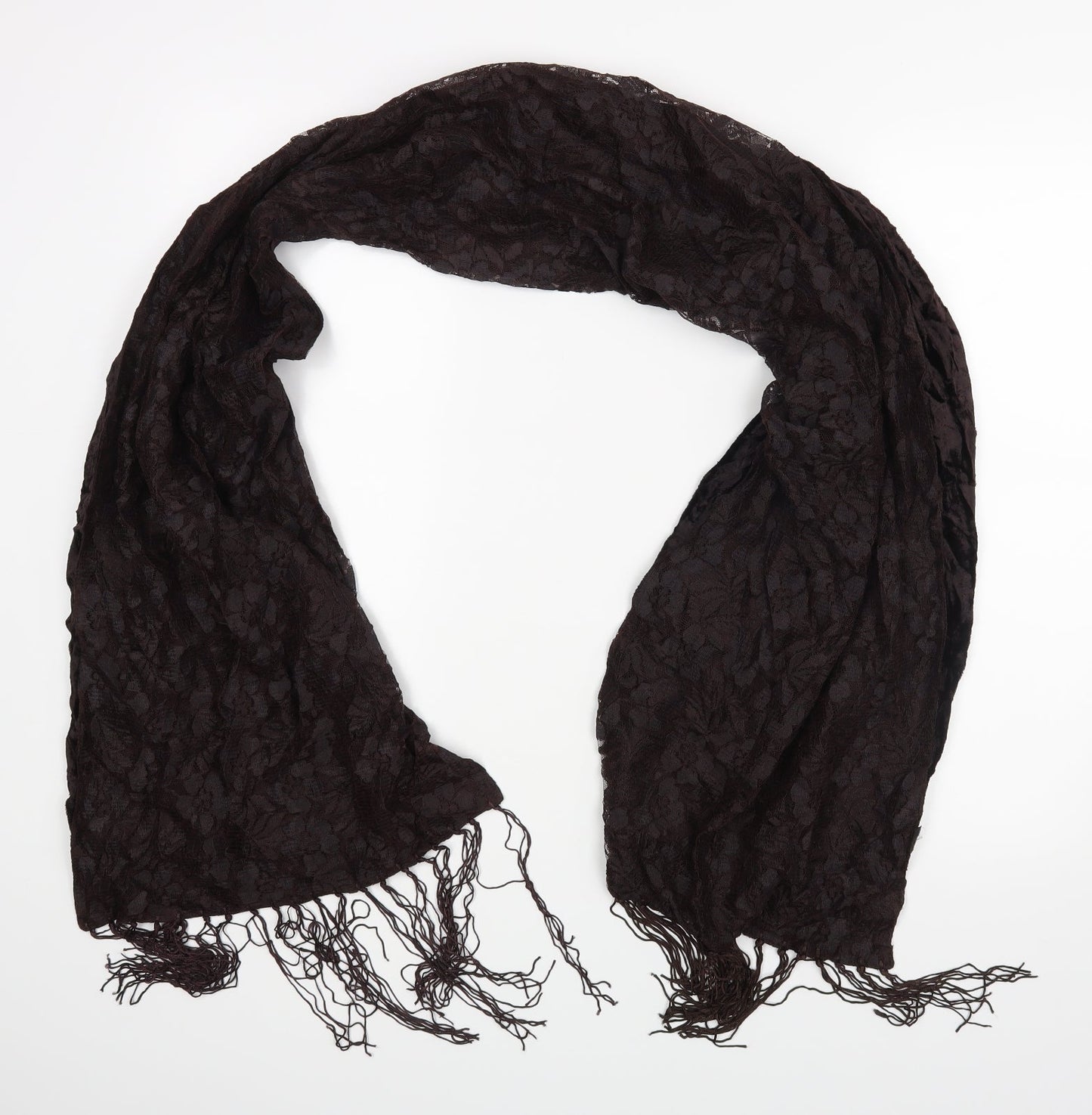 Preworn Womens Brown Scarf