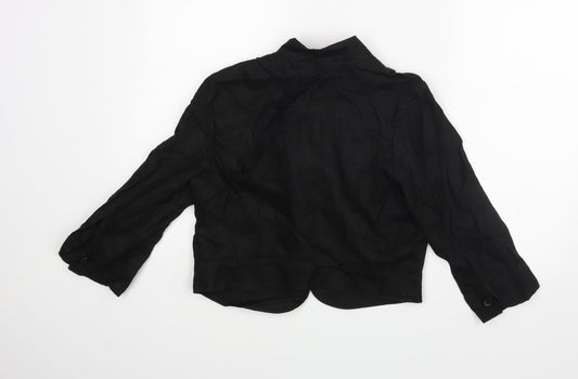 H&M Womens Black Jacket Size 34
