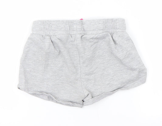 I love girl wear Girls Grey Sweat Shorts Size 8 Years