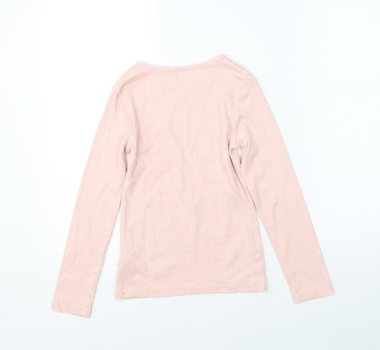 NEXT Girls Pink Pullover Jumper Size 9 Years