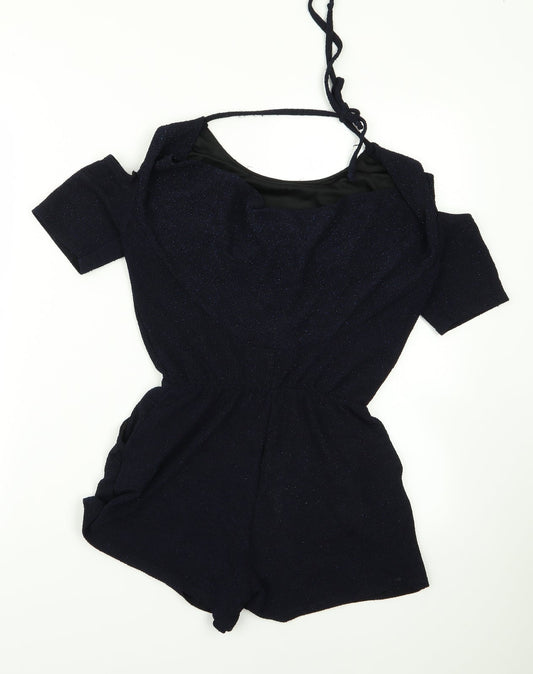 quix Womens Blue Playsuit One-Piece Size M