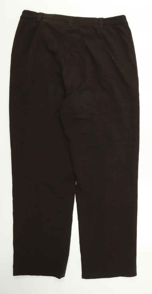 Preworn Womens Brown Trousers Size 38 L28 in