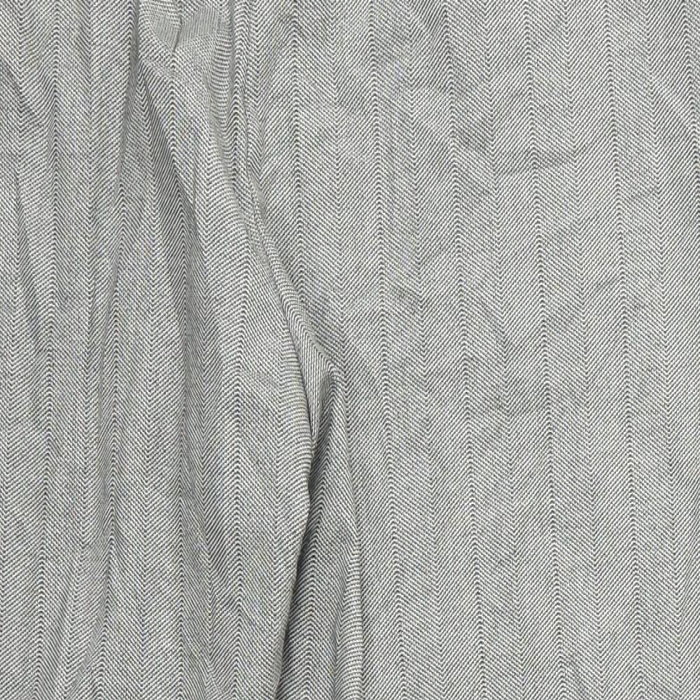 m&s Womens Grey Trousers Size 38 L23 in