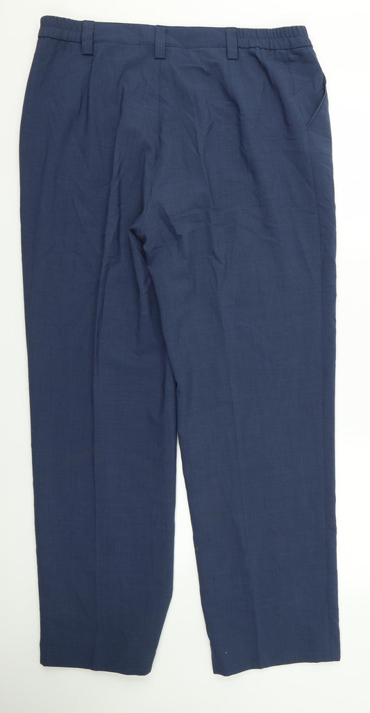 Preworn Womens Blue Trousers Size 38 L28 in