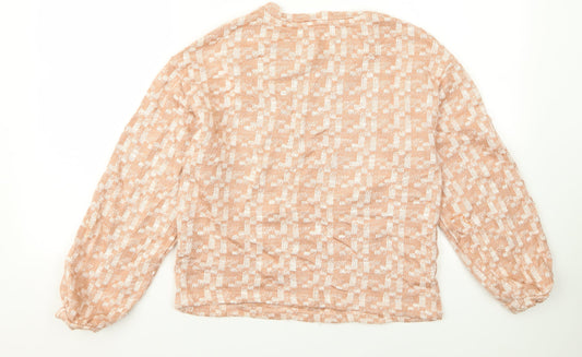 m&a Womens Pink Pullover Jumper Size 8