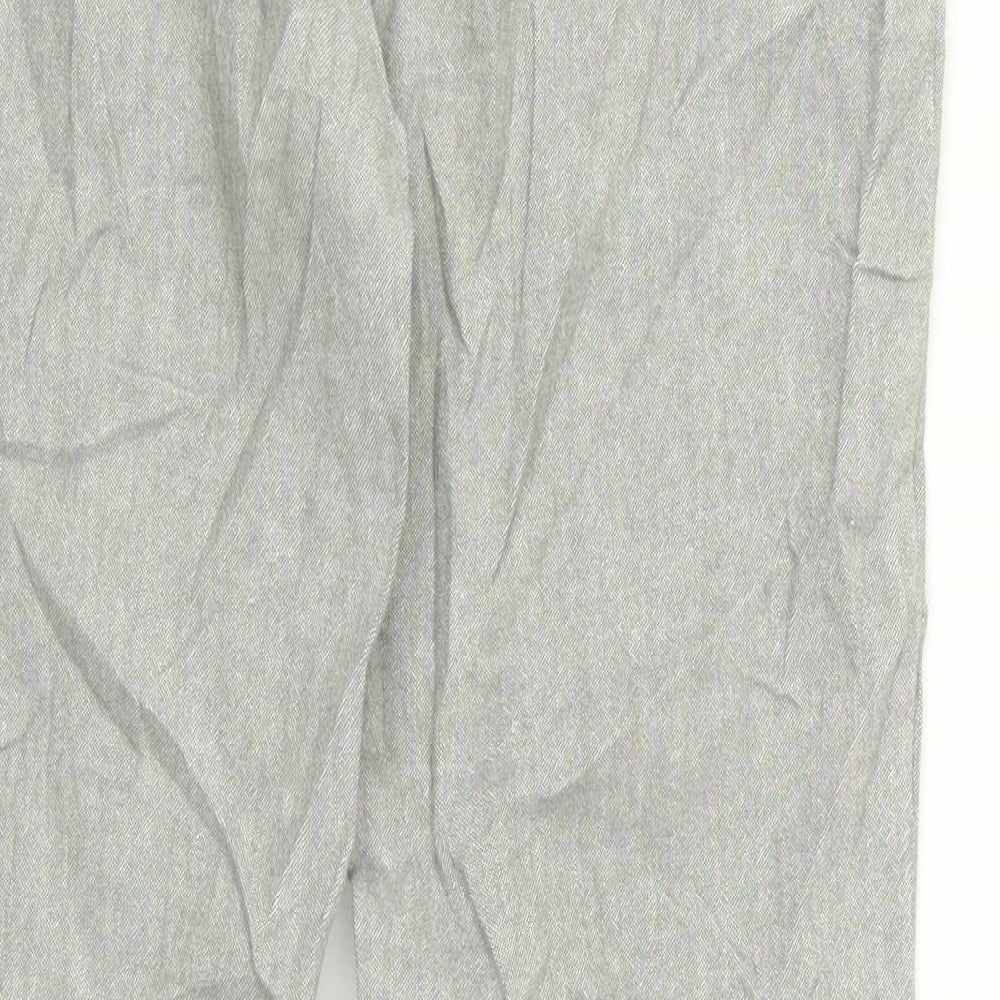 peruna Womens Grey Trousers Size 10 L23 in
