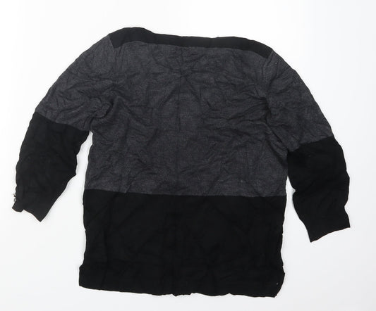 Papaya Womens Grey Pullover Jumper Size 12