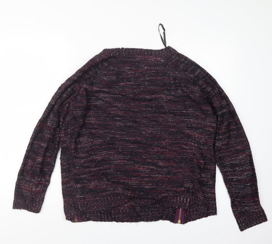 Apricot Womens Purple Knit Pullover Jumper Size 10
