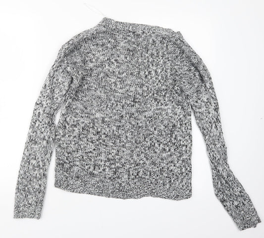Originals Knitwear Womens Grey Knit Pullover Jumper Size M