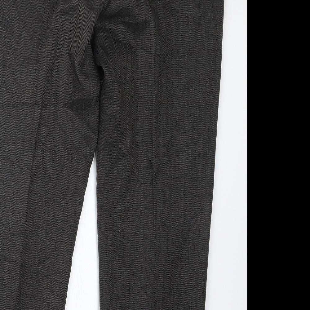 BM Womens Brown Trousers Size 16 L26 in