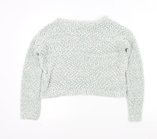 New Look Womens Green Pullover Jumper Size 12