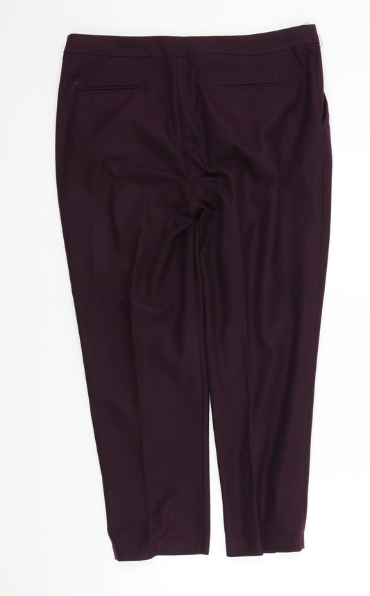 ASOS Womens Pink Trousers Size 14 L24 in