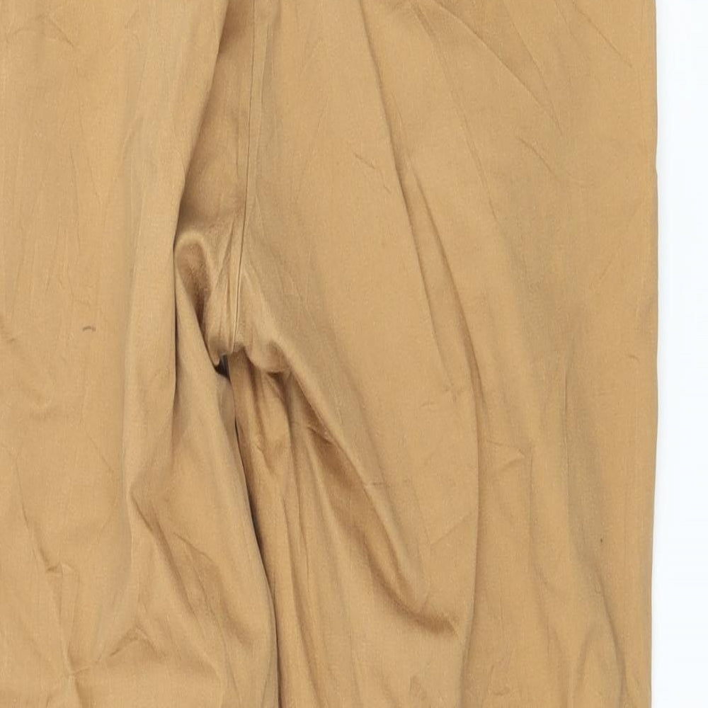 H&M Womens Brown Capri Trousers Size 12 L24 in