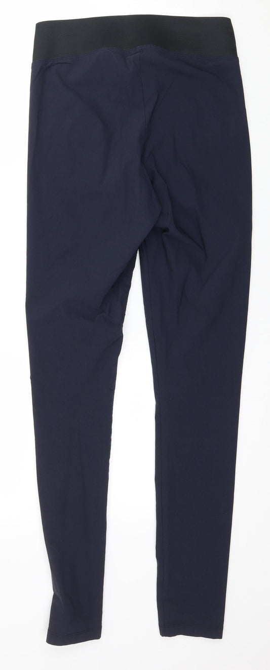 Tezenis Womens Blue Jersey Capri Leggings Size 28 in L30 in