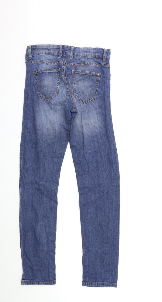 ESMARA Womens Blue Denim Skinny Jeans Size 12 L30 in