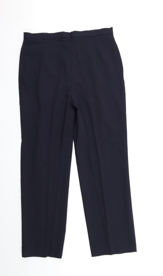 Preworn Womens Blue Trousers Size 10 L28 in