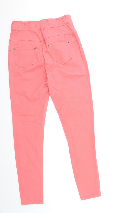 Avon Womens Pink Denim Skinny Jeans Size 10 L30 in
