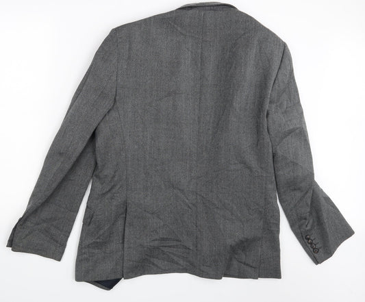 M&S Mens Grey Jacket Suit Jacket Size M