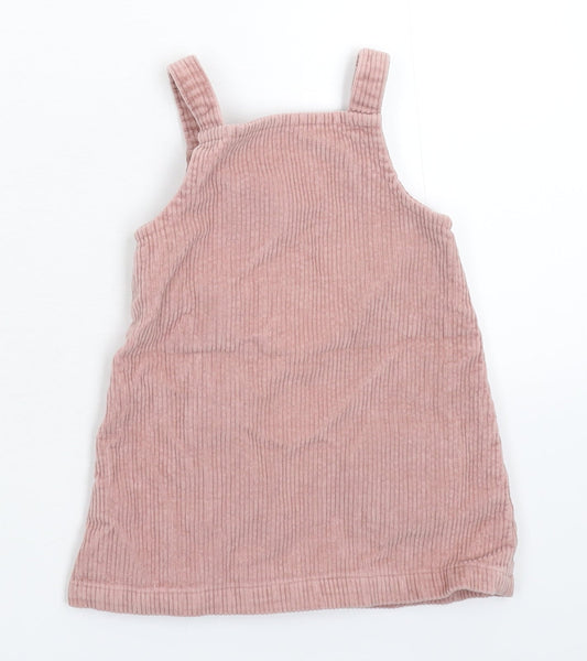 George Girls Beige Corduroy Tank Dress Size 9-12 Months