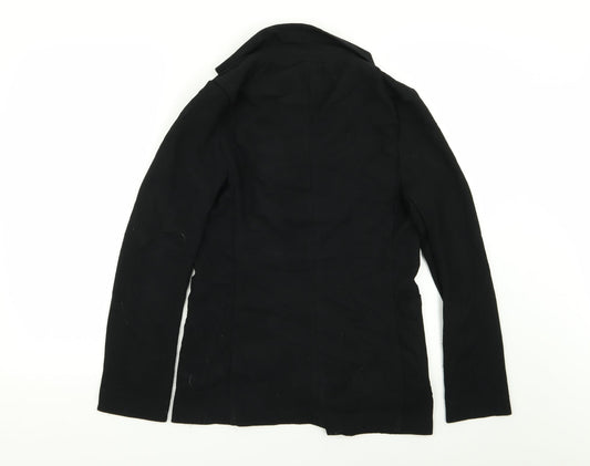 r essential Womens Black Jacket Blazer Size 6