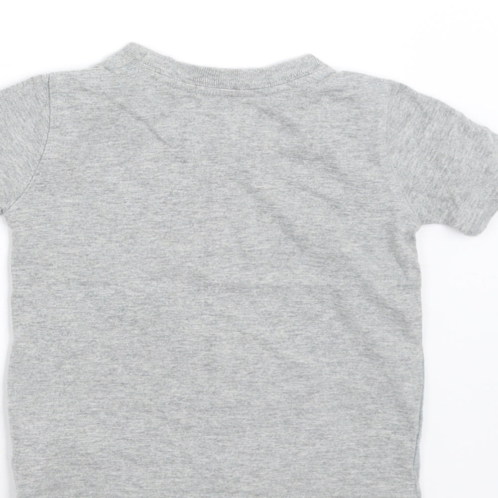 Gap Boys Grey Basic T-Shirt Size 6-9 Months - shark