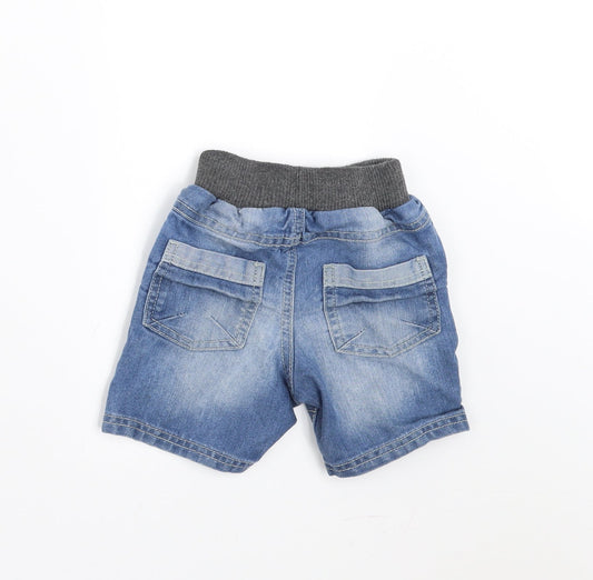 George Boys Blue Denim Trousers Size 18-24 Months - shorts