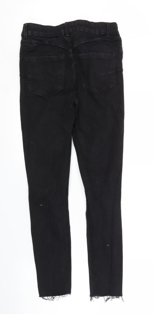 New Look Womens Black Denim Skinny Jeans Size 10 L25 in