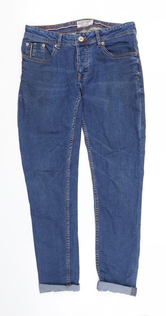 alcott Mens Blue Denim Skinny Jeans Size 30 in L27 in