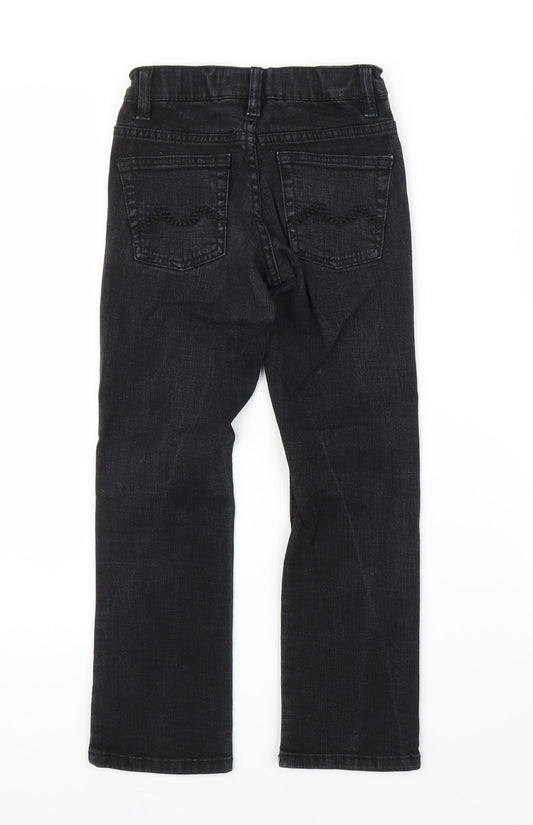 Urban Star Girls Black Denim Bootcut Jeans Size 7 Years