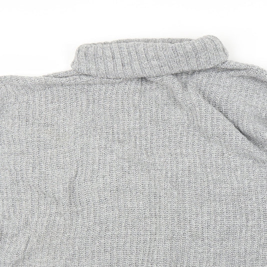 PRETTYLITTLETHING Womens Grey Pullover Jumper Size L