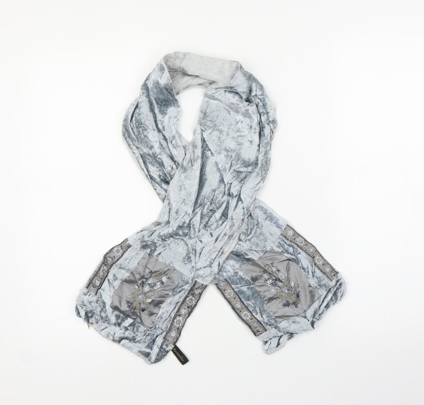 Accessorize Unisex Grey Floral Scarf