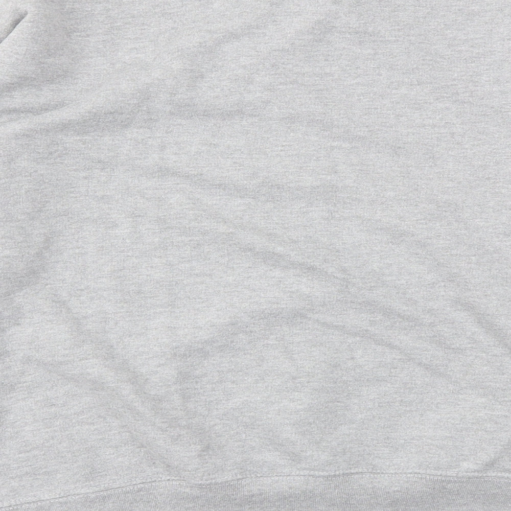 Brand and care label for In the Style women’s grey jumper, size UK 10