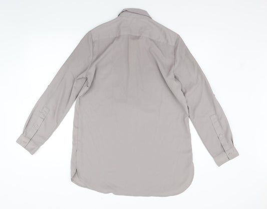 ADIVA Mens Grey Polo Size M