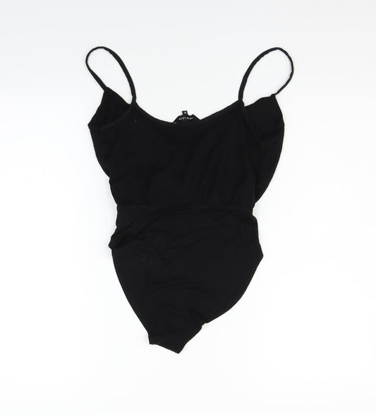 New Look Womens Black Jumpsuit One-Piece Size 10