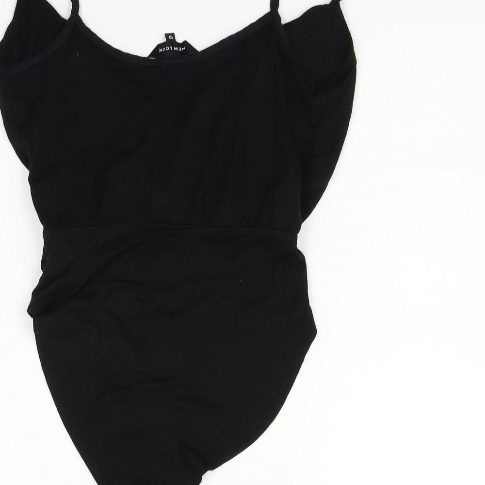 New Look Womens Black Jumpsuit One-Piece Size 10