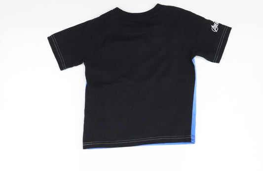 Character.com Boys Black Basic T-Shirt Size 5 Years - MARVEL