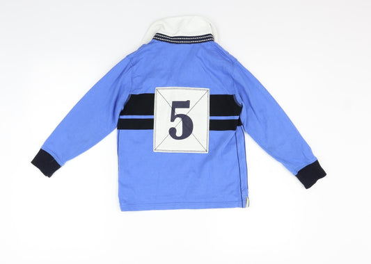 NEXT Boys Blue Basic Polo Size 7 Years - 5